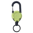 thumbnail image 1 of 1 Pack Heavy Duty Badge Reel with Steel Cord – Retractable Keychain & ID Holder, Durable Portable Metal Belt Clip Lanyard Reel for Keys, Badges & Outdoor Work, Multicolor(Green,4.8x1.5"), 1 of 7