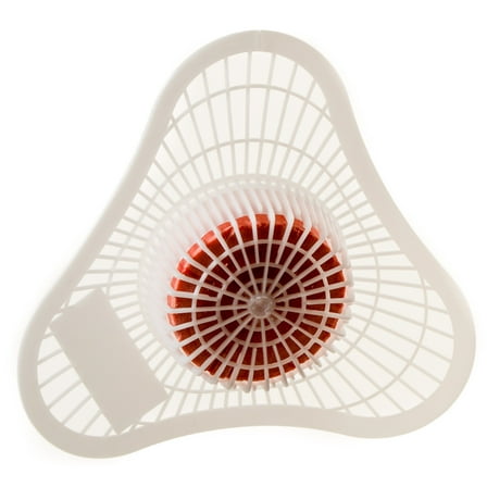 1 Pack Heavy Duty Urinal Screen and Deodorizer with Non-para Block - Universal Fit - Urinal Scent Cakes with Cherry Fragrance - Great for Hotels, Restaurants, Schools, Offices, Janitorial Supplies