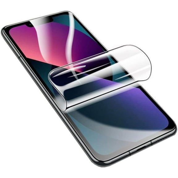 1 Pack High Sensitivity Hydrogel Film Screen Protector for iPhone 16e, Soft Transparent Protective Screen Protector Front Film and Back Film, Anti-Fingerprint Anti-Scratch, Clear