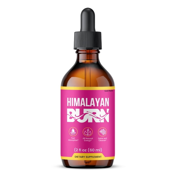 (1 Pack) Himalayan Burn Drops Liquid Supplement, Himalayan Burn Max Strength Supplement, All Natural Burn Formula, 60 ML