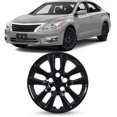 thumbnail image 1 of 1 Pack Hubcap Wheel Cover Replacement,16" Wheel Rim Cover for 2013-2018 Nissan Altima Sedan,Compatible with Steel Wheels,Snap on Hub Caps Replacement,PP Material,Black Lacquer, 1 of 7