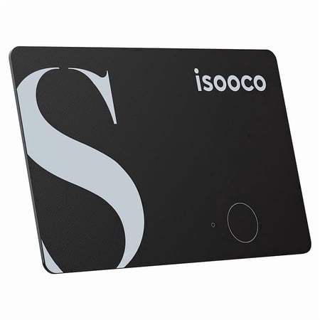 Rechargeable Smart Wallet Tracker Card, Bluetooth Item Finder Compatible with iOS and Android for Wallets, Bags and Luggage, 1 Count