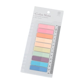 1 Pack Index Marker Sticker,Sticky Tabs Page Markers,Small Sticky Notes Tabs,Colored Writable and Repositionable Book Flags Tabs,Sticky Index Tabs,Sticky Notes with Ruler,(White,7.87 in)