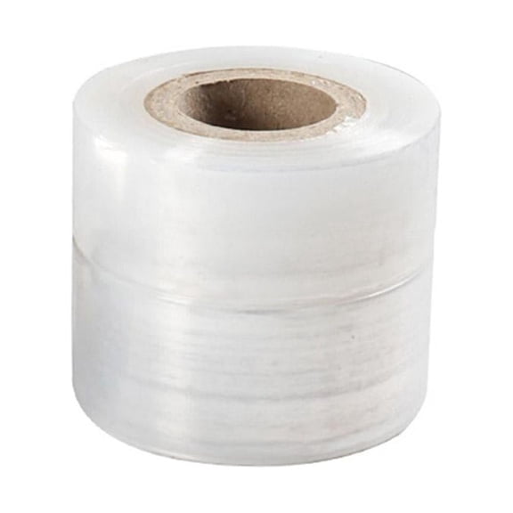 1-Pack Industrial Pe Stretch Wrap Film, 3. 5cm X 220m Transparent Roll for Packaging and Bundling