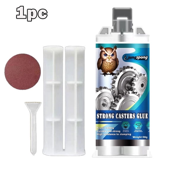 1 Pack Industrial Strength Casting Adhesive - High-Temp Resistant, Heavy-Duty Metal Bonding for Engines, Machinery, Tools & Auto Parts