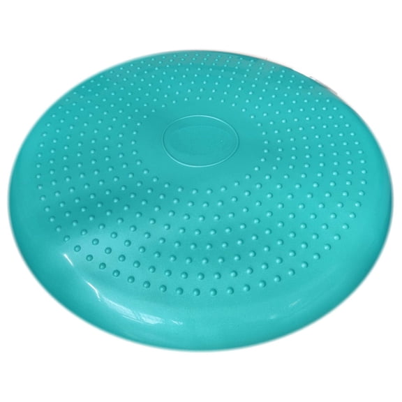 1 Pack Inflated Wobble Cushion with Hand Pump, 13.5in Air Stability Board, Core Balance Disc for Adults and , Sensory Wiggle , Flexible Seating, 13.5in / 34cm Diameter