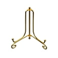 thumbnail image 1 of 1 Pack Iron Plate Stands for Display,Plate Holder Display Stand,Gold Easel Stands for Photo,Picture Frame,Decorative Dish,Book and Tabletop Art,gold plate stand,easels for display(Gold,4x3.5 Inch), 1 of 7