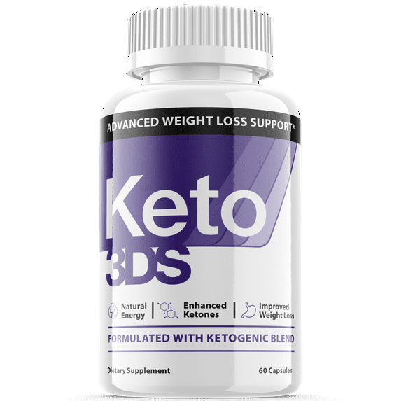 (1 Pack) Keto 3DS - Keto Diet Pills - Utilize Fat for Energy with Ketosis - Boost Energy & Focus, Manage Cravings, Support Metabolism - Supplement for Women and Men - 60 Capsules