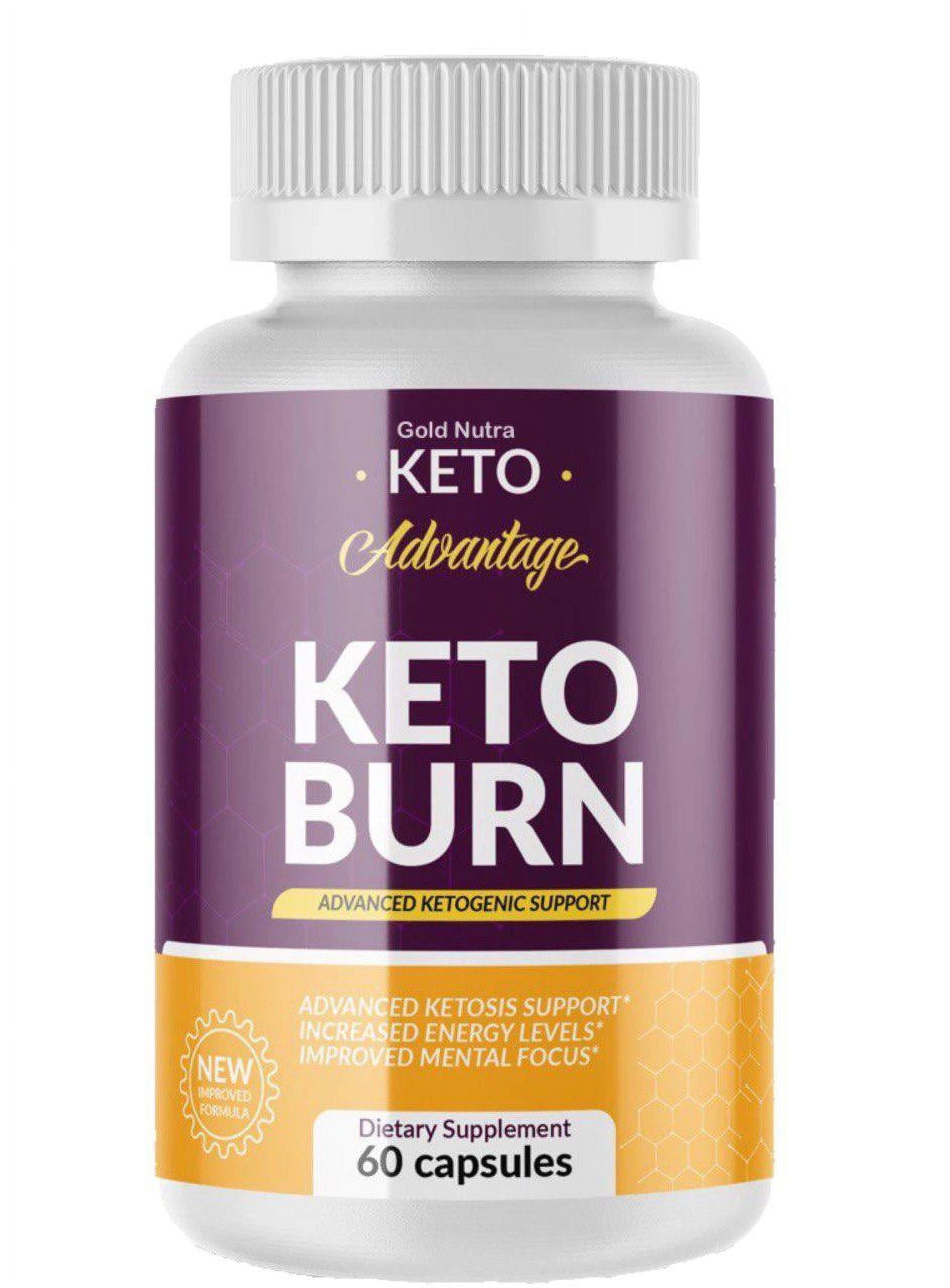 (1 Pack) Keto Advantage Keto Burn Diet Pills, 1 Month Supply, 60