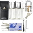 thumbnail image 1 of 1 Pack Keyed Padlock Waterproof Solid Brass Lock Set, 2.6 Inch Padlock with Keys for Sheds, Storage Unit School Gym Locker, Fence, Toolbox, Hasp Storage, 1 of 5