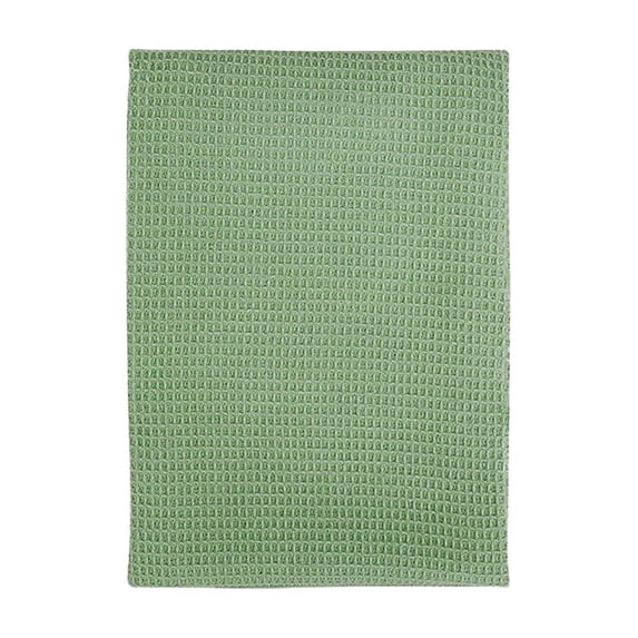 1 Pack Kitchen Towel, Cotton Waffle Weave Dish Cloths & Dish Towels, 17.7×25.6 Inch Hand Towels for Kitchen, Absorbent Quick-Drying Dish Rags for Washing Dishes, Multi-Color Options,Green