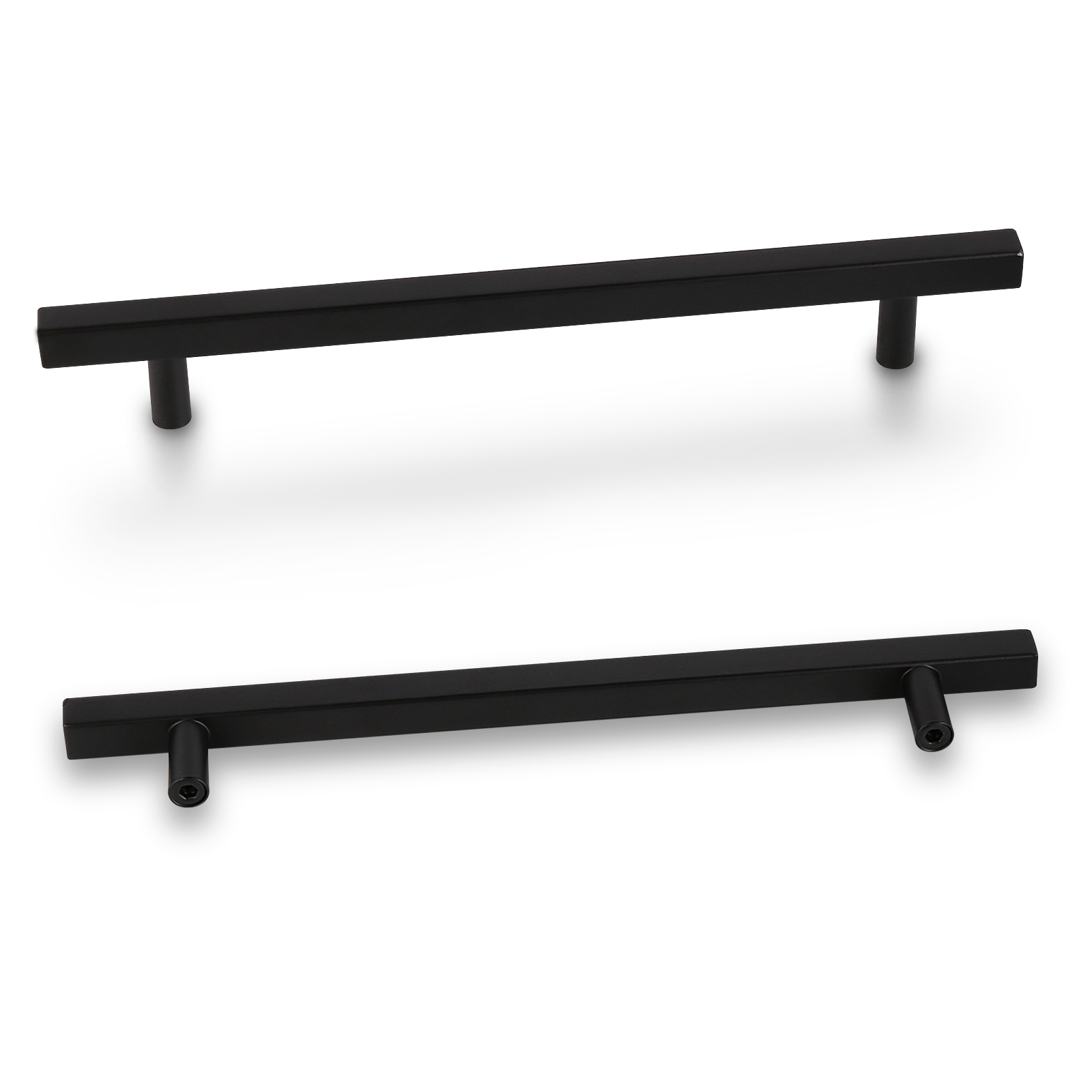 50 Pack-knobelite Round T Bar Cabinet Handles - (3-3/4 Inch) Hole - View #8