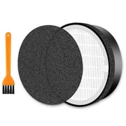 1-Pack LV-H132 Replacement Filter Compatible with LEVOIT Air Purifiers, High-Efficiency Activated Carbon for LV-H132-RF Air Purifier Filters