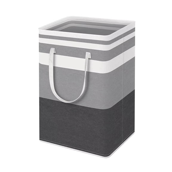 1-Pack 100L Large Collapsible Laundry Hamper, Freestanding Waterproof Laundry Basket w/ Handles, Foldable Clothes Hamper for Bedroom Bathroom Dorm TIKA