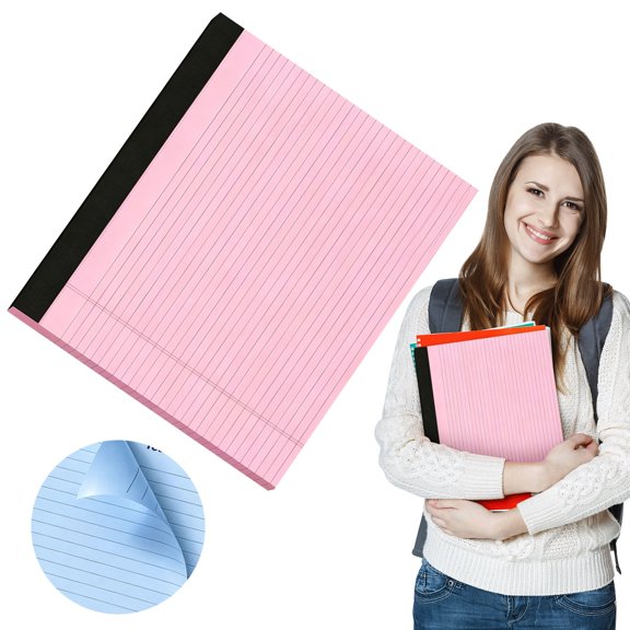 1 Pack Large Note Pads, Pocket Notebook Refills 9.5 x 11 Inch Lined Writing Notepad with 30 Sheets Work Memo Pads for Office Classroom Home Shopping List To Do Lists Journals Reminders Supplies