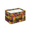 1 Pack Large Storage Baskets Bins Happy Halloween Collapsible Storage