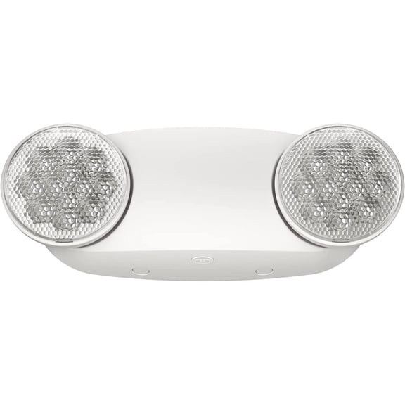 1 Pack Led Emergency Lights for Business, LED Emergency Exit Lights with Battery Backup, 2 Bug Eye Heads Adjustable Commercial Fixtures, UL 924 Certified.