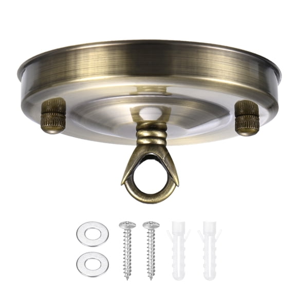 1-Pack Light Canopy Kit, 4.3" Ceiling Cover Plate for Chandelier Fixture, Ceiling Hooks Cover Plate[Bronze Tone]