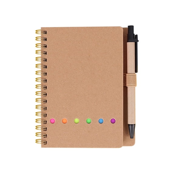 1 Pack Lined Spiral Notebook, 4.7×5.9 Inch Mini Notepad with Pen ...