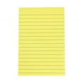 thumbnail image 1 of 1 Pack Lined Sticky Notes 4x6 in Post Sticky Notes with Lines, 1 Bright Colors Large Ruled Post Sticky Colorful Super Sticking Power Memon Pads, Sticky Notes 4x6 for Office, Home, 35 Sheets/Pad, 1 of 1