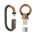 thumbnail image 1 of 1 Pack M10 Lifting Eye Nut Kit, Bolt Screw Ring, 132 lbs Red Bronze, 1 of 7