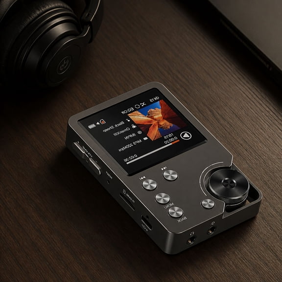 1 Pack MP3 Player 64GB with DAC Decoding, DSD Lossless Audio Player with 2.0 Inch Screen, Gray