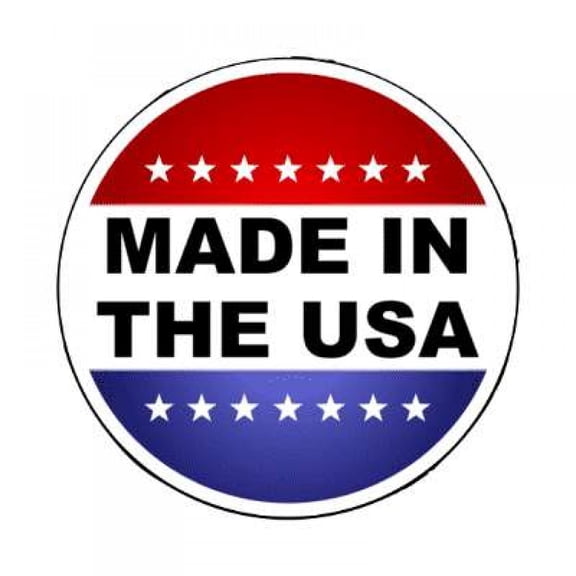 1 Pack - Made In The USA Patriotic Pride Flexible Magnets - 3 Inch Round