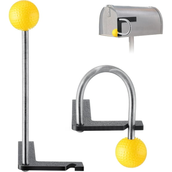 1 Pack Mailbox Notification Device, Mail Arrival Indicator Device, Mailbox Alert Alarm for Delivered Mail (Yellow)