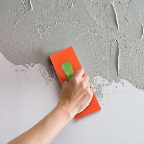 1 Pack Masonry Plastering Trowel Plastic Concrete Float for Wall Finishing Drywall Interior Exterior Projects Ergonomic Handle with Comfortable Grip