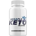 thumbnail image 1 of (1 Pack) Megaplex Keto Blend - Keto Weight Loss Formula - Energy & Focus Boosting Dietary Supplements for Weight Management & Metabolism - Advanced Fat Burn Raspberry Ketones Pills - 60 Capsules, 1 of 2
