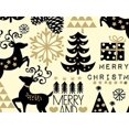 thumbnail image 1 of 1 Pack, Merry and Bright Wrapping Paper 18"x833', Full Ream Roll for Party, Holiday & Events, Made in USA, 1 of 1