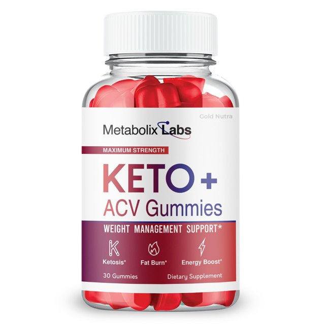 (1 Pack) Metabolix Labs Keto ACV Gummies, Metabolix Labs Keto Plus ACV