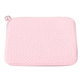 thumbnail image 1 of 1 Pack Microfiber Dish Drying Mat, Quick Dry Dish Drainer Pads Kitchen Counter Absorbent Mats,Eco-Friendly Reusable Washable Fast Drying Mat for Kitchen Counter Under Sink Coffee Rack Home,Pink, 1 of 9
