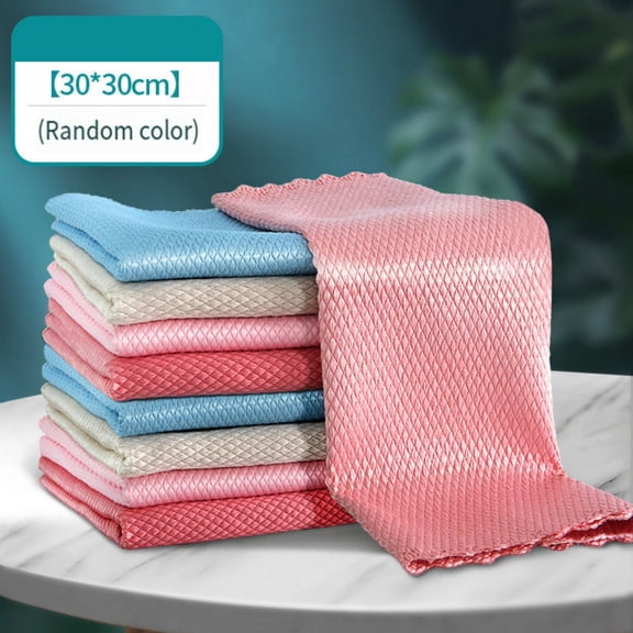 1 Pack Microfiber Glass Cleaning Cloth, 11.8×11.8 Inch, Lint Free Quickly Clean Window, Glasses, Windshields, Mirrors, and Stainless Steel