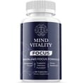 thumbnail image 1 of (1 Pack) Mind Vitality Focus - Dietary Supplement for Focus, Memory, Clarity, & Energy - Advanced Cognitive Support Formula for Maximum Strength - 60 Capsules, 1 of 6