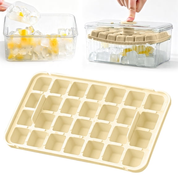 1 Pack Mini Ice Cube Trays, Pebble Ice Tray For Making Crushed Pebble Ice For Iced Coffee, Lattes, And Cold Brew，Ice Cube Mold