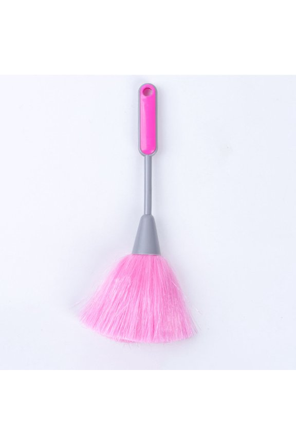1 Pack Mini Keyboard Cleaning Brush, Two-Tone Handle Gap Duster, PP Silk Bristle Computer and Desktop Dusting Brush for Small Spaces and Electronics, One Size, Clearance(Pink)