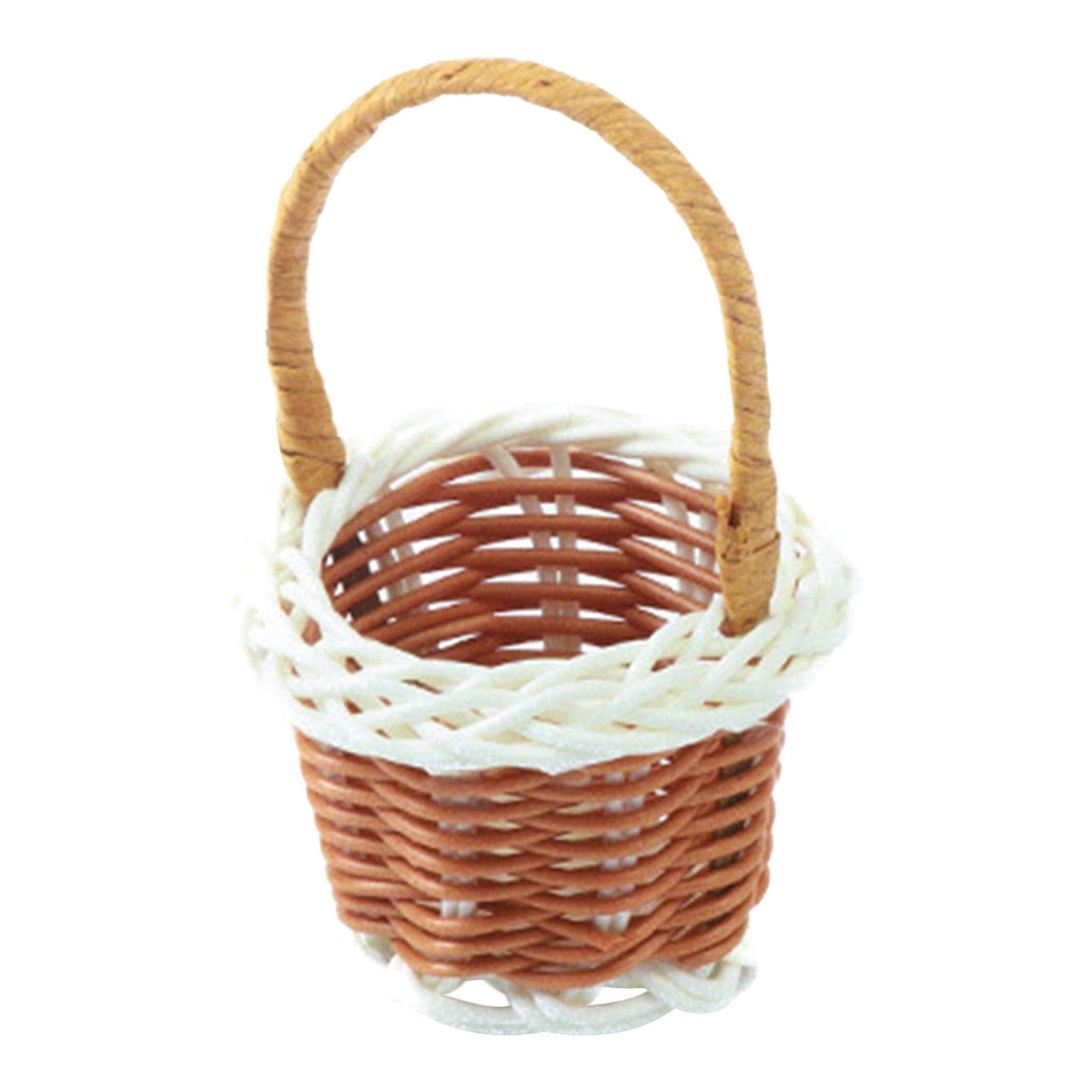 Mini Buskets 1 Pack Mini Woven Baskets with Handles - Bulk Miniature Baskets for ...