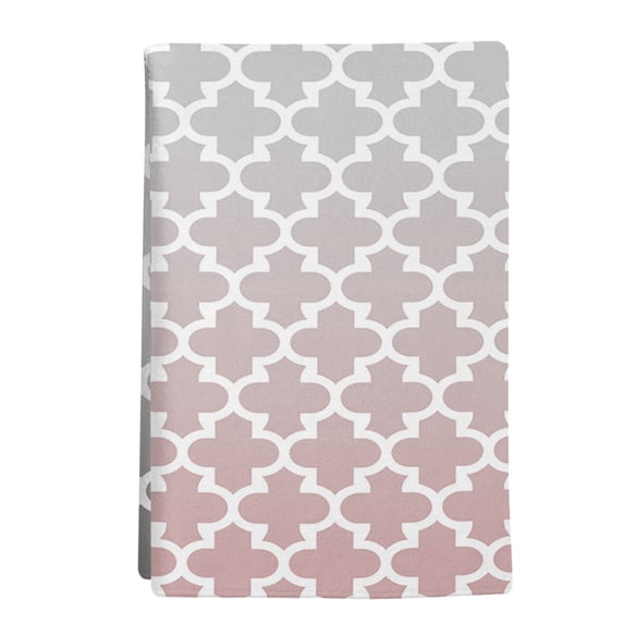 1 Pack Morocco Trellis Kitchen Towels Abstract Geometric Grey Pink ...