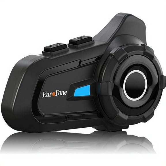 1 Pack Motorcycle Helmet Headset Bluetooth Intercom 2-Way Communication System, 1000m Range, IP67 Waterproof