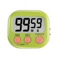 thumbnail image 1 of 1 Pack Multi-Function Electronic Timer,Magnetic Back and ON/Off Switch The Loud / Silent Switch Countdown Timer for Break Time, Cooking,Gym, Meeting, Classroom,Green, 1 of 7