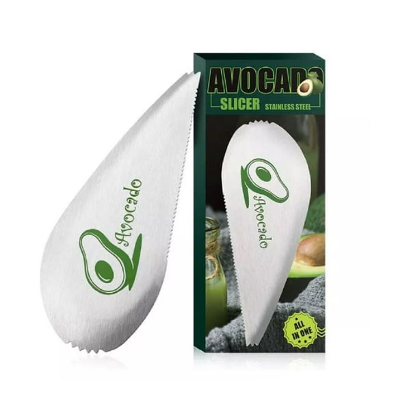 1-Pack Multifunction Avocado Slicer & Pit Remover  Stainless Steel Fruit Cutter for Effortless Avocado Preparation TIKA