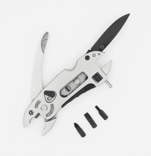 1 Pack Multifunctional Tools Pliers Screwdriver Stainless Steel Multitool Pliers Foldable Multipurpose Portable Multi Tool Wrench for Camping Fishing DIY