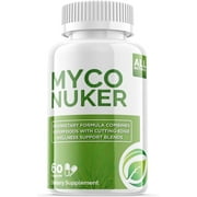 (1 Pack) Myco Nuker - Dietary Supplement for Joints, Focus, Memory, Clarity, Energy, Improved Sleep, Calm and Relax Mind - Advanced Formula for Overall Wellness - 60 Capsules