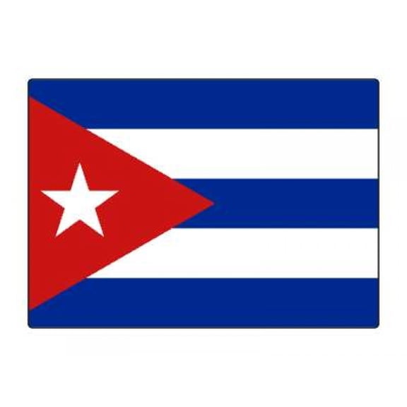1 Pack - National Flag Of Cuba - 5x7 Inch Metal Print