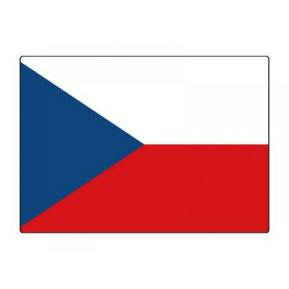 1 Pack - National Flag Of Czech Republic - 5x7 Inch Metal Print
