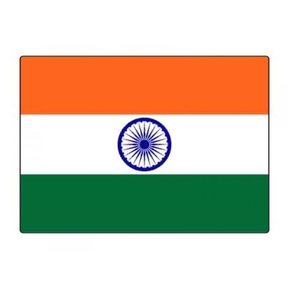 1 Pack - National Flag Of India - 5x7 Inch Metal Print