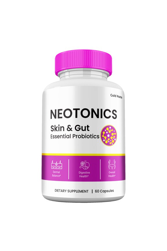 (1 Pack) Neotonics Capsules, Neotonics Supplement for Gut and Skin Health, Oveall Health Advanced Maximum Strength Pills All Natural Formula, 1 Month Supply