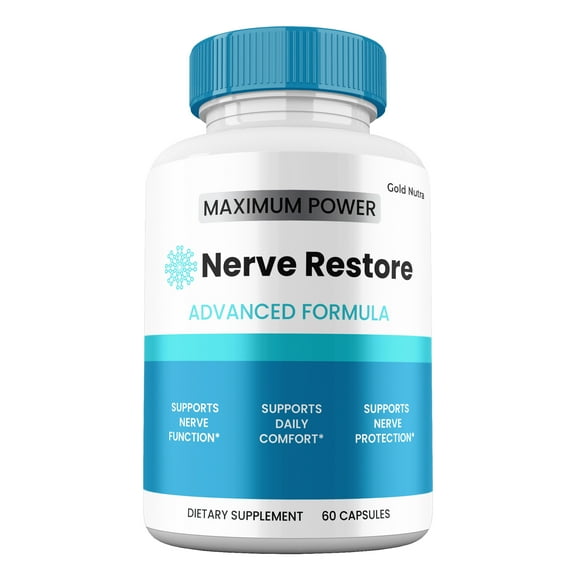 (1 Pack) Nerve Restore Capsules, Nerve Restore Supplement for Nerve Health, Advanced Maximum Strength Pills Cognitive and Brain