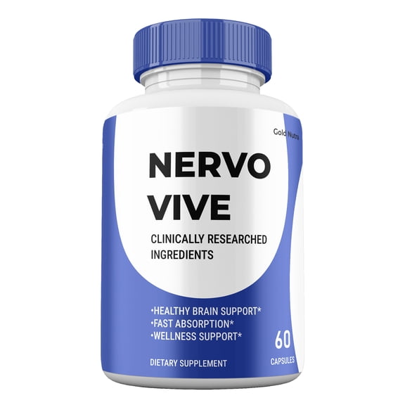 (1 Pack) Nervo Vive Capsules, Nervo Vive Supplement for Nerve Health, Advanced Maximum Strength Pills Cognitive and Brain, Premium Formula All Natural
